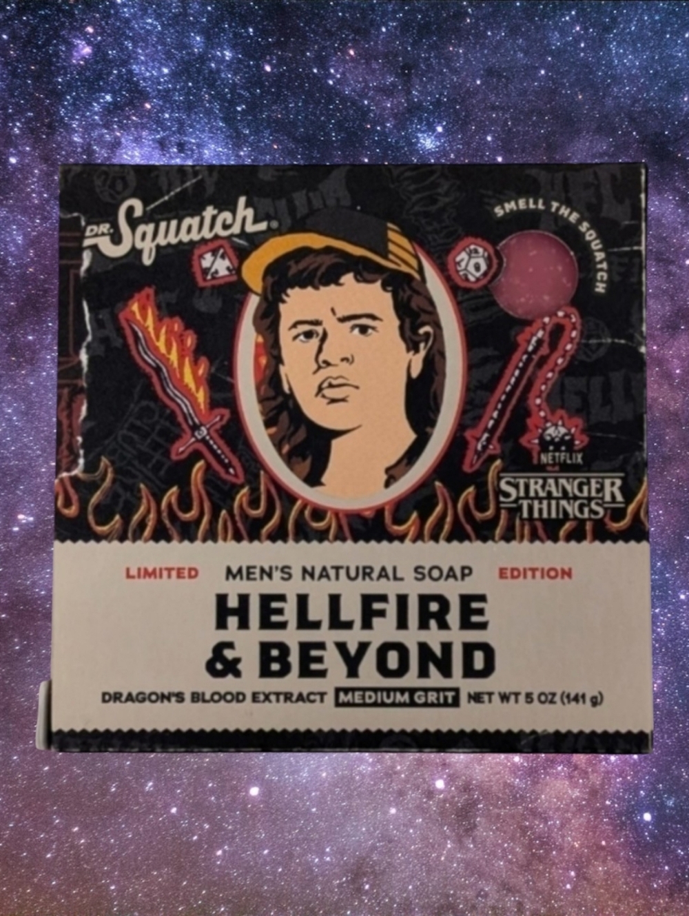 Dr Squatch - Stranger Things - Hellfire & Beyond - Limited Edition Soap